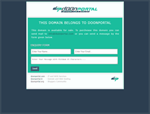 Tablet Screenshot of doonportal.info
